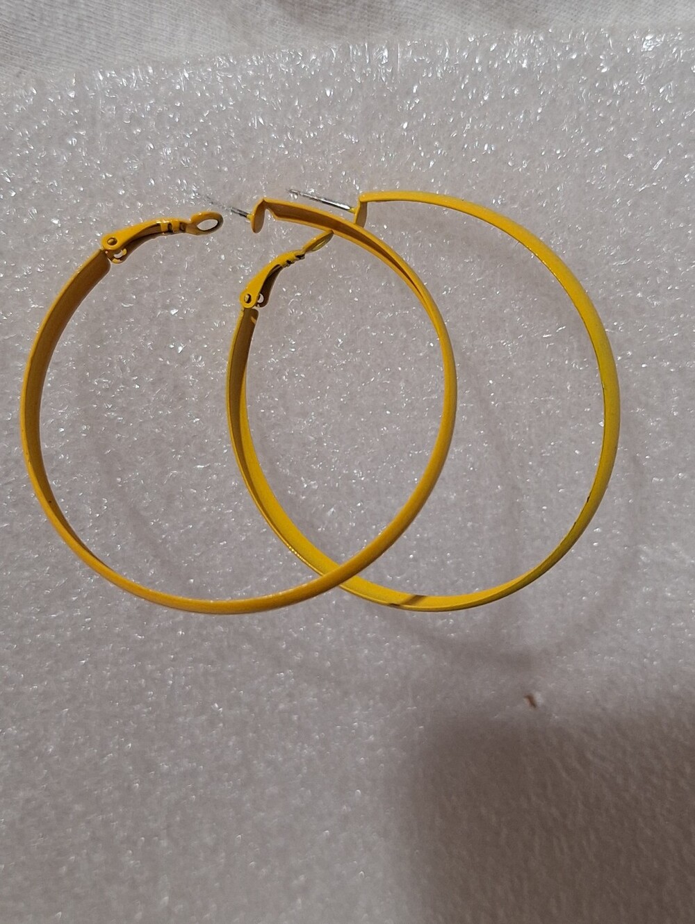 Yellow Hoop Earrings - Women Jewelry